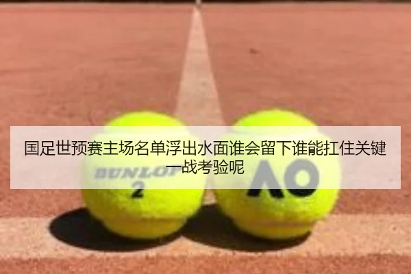 国足世预赛主场名单浮出水面谁会留下谁能扛住关键一战考验呢
